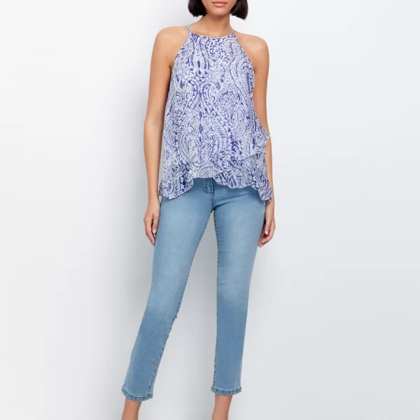 High rise skinny τζιν - ΑΝΟΙΧΤΟ ΜΠΛΕ