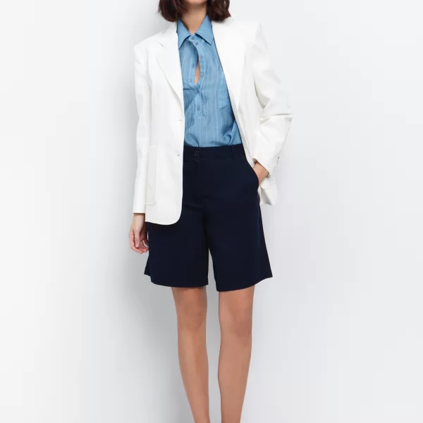 Bαμβακερή βερμούδα - ΜΠΛΕ NAVY