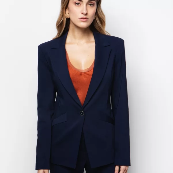 Office σακάκι μεσάτο - ΜΠΛΕ NAVY