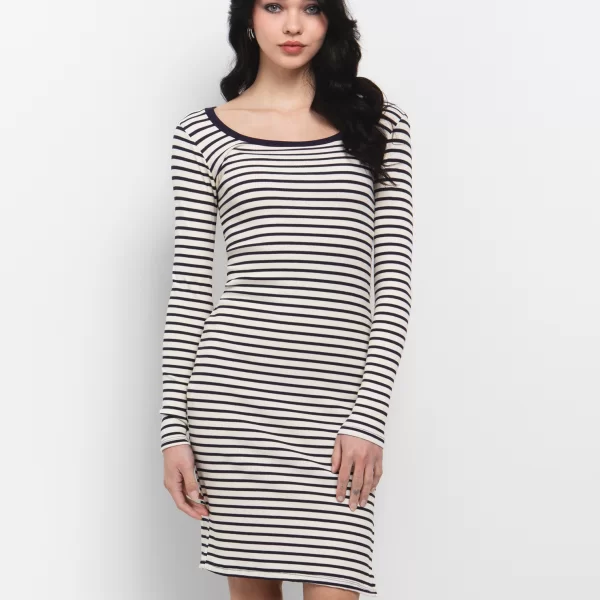 Rib φόρεμα ριγέ - ΡΙΓΕ