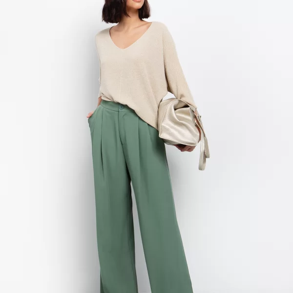 Μπλούζα με ανάγλυφη πλέξη - ΜΠΕΖ