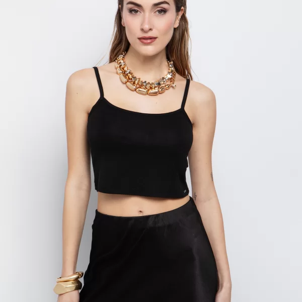 Basic crop τοπ - ΜΑΥΡΟ