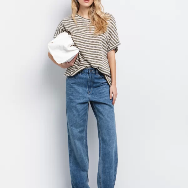 Ριγέ μπλούζα λούρεξ - ΡΙΓΕ ΧΑΚΙ