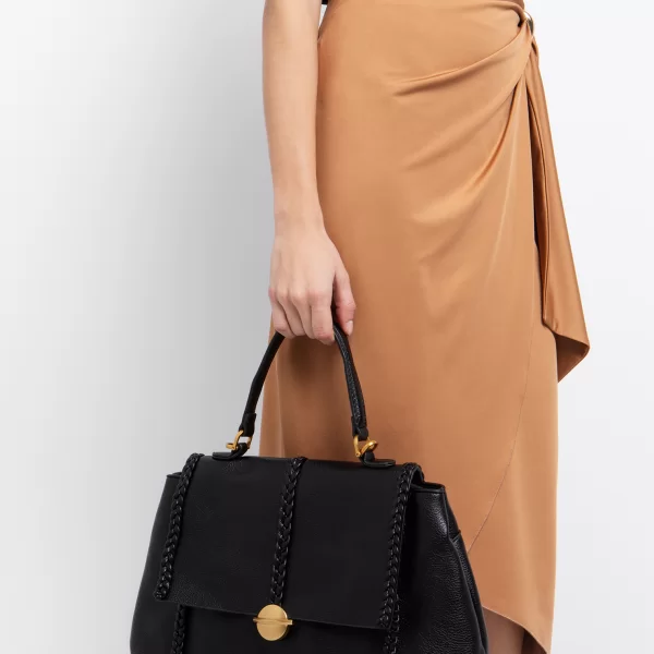 Τσάντα με πλεξούδες - ΜΑΥΡΟ