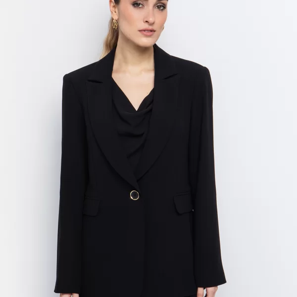 Blazer κρεπ - ΜΑΥΡΟ