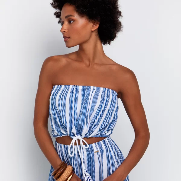 Ριγέ τοπ με κορδόνια - ΡΙΓΕ