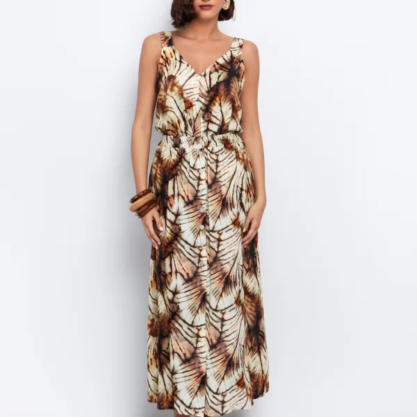 Abstract φούστα με κουμπιά - ΕΜΠΡΙΜΕ