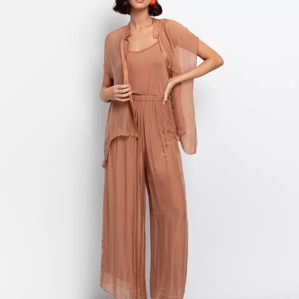 Παντελόνα viscose silk - ΚΑΦΕ