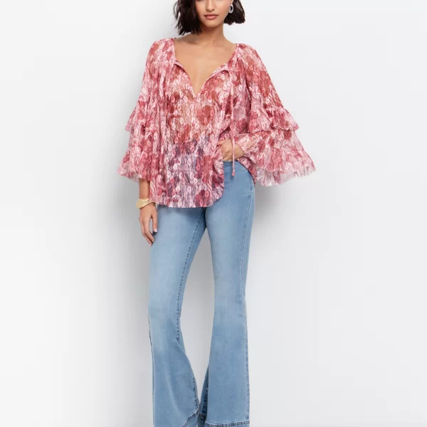Boho μπλούζα με βολάν - ΕΜΠΡΙΜΕ