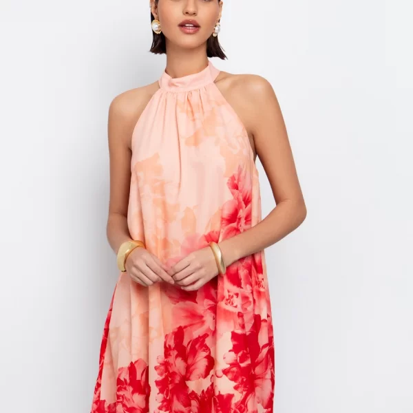 Halter φόρεμα floral - ΕΜΠΡΙΜΕ