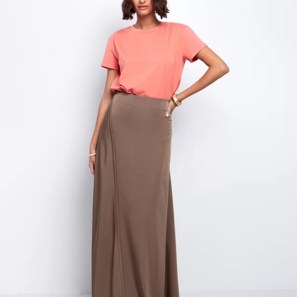 Basic t-shirt βαμβακερό - ΚΟΡΑΛΙ