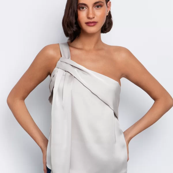 One shoulder τοπ με σχέδιο - ΑΜΜΟΣ