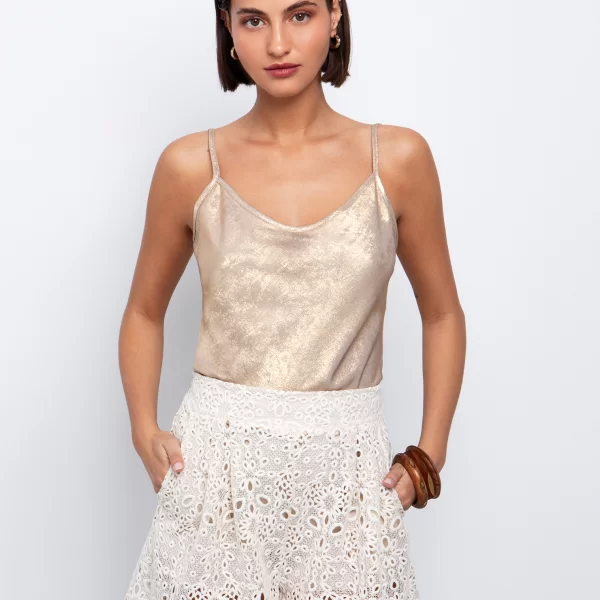 Χρυσό foil τοπ - ΧΡΥΣΟ