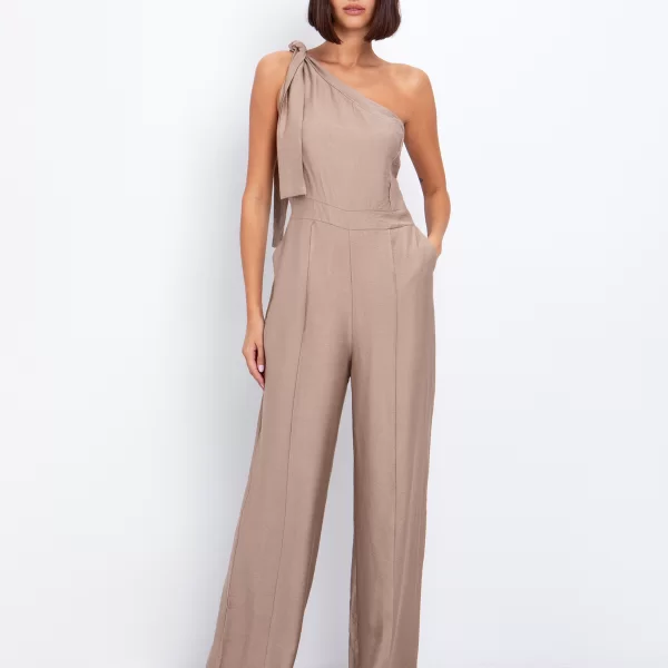 One shoulder ολόσωμη φόρμα - ΜΠΕΖ