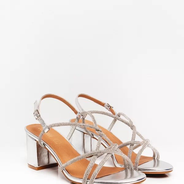 Πέδιλο με στρας - ΑΣΗΜΙ