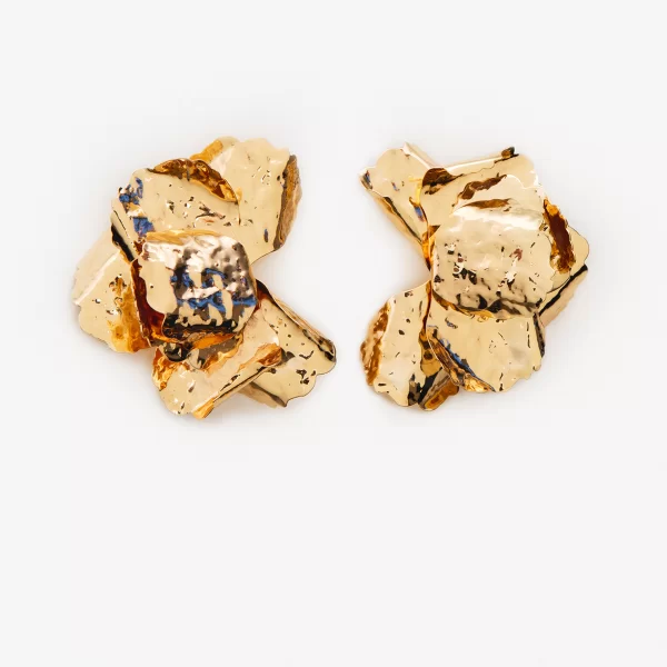 Statement σκουλαρίκια ακανόνιστα - ΧΡΥΣΟ