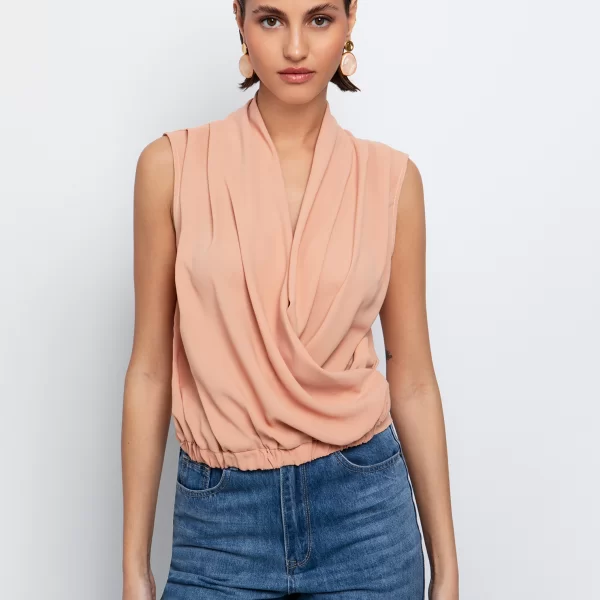 Κρουαζέ τοπ ντραπέ - ΡΟΔΑΚΙΝΙ