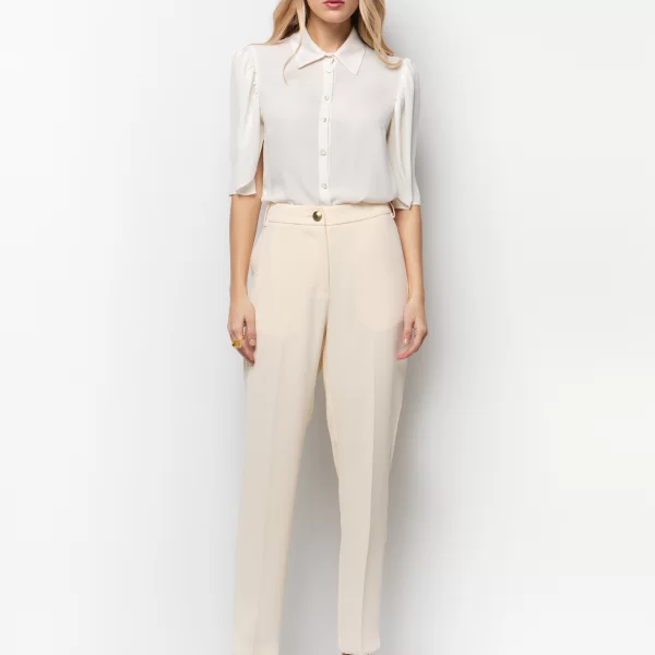 Πουκάμισο με άνοιγμα στα μανίκια - ΚΡΕΜ