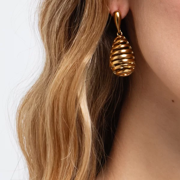 Σκουλαρίκια drops - ΧΡΥΣΟ