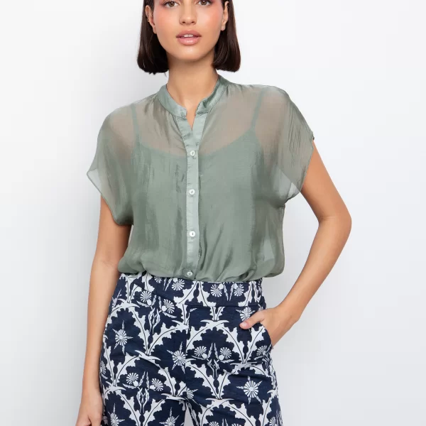 Silk πουκάμισο με ασορτί τοπ - ΒΕΡΑΜΑΝ