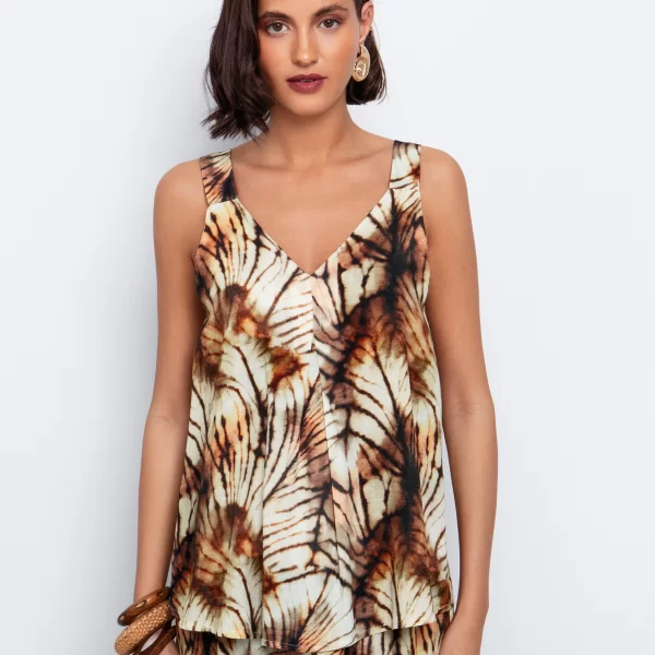 Abstract τοπ με πιέτα - ΕΜΠΡΙΜΕ