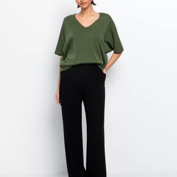 Μπλούζα σε ελαφριά πλέξη - ΧΑΚΙ