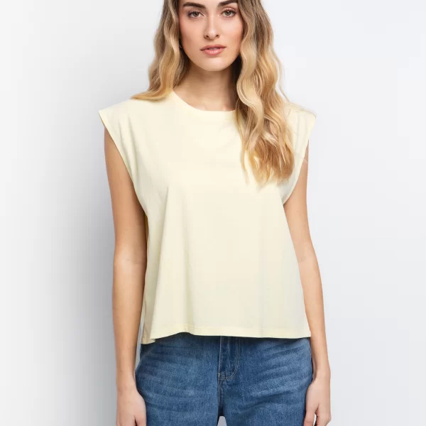 Μπλούζα με φαρδύ μανίκι - ΚΙΤΡΙΝΟ