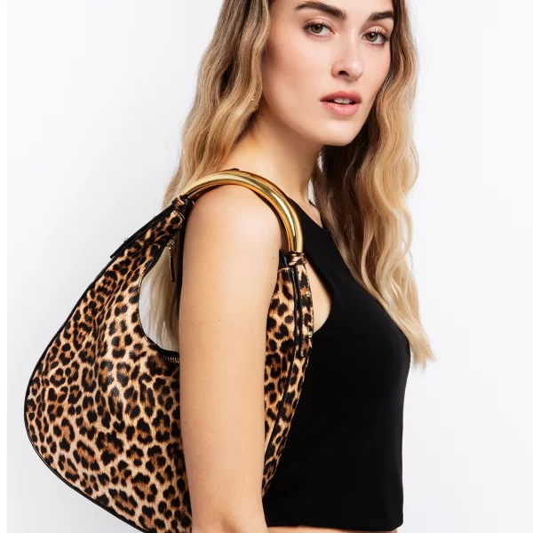 Leopard τσάντα - ΜΠΕΖ