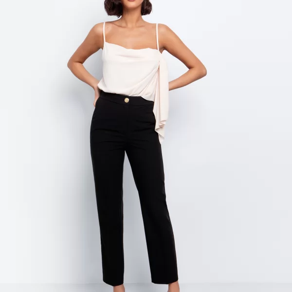 Αnkle length παντελόνι - ΜΑΥΡΟ