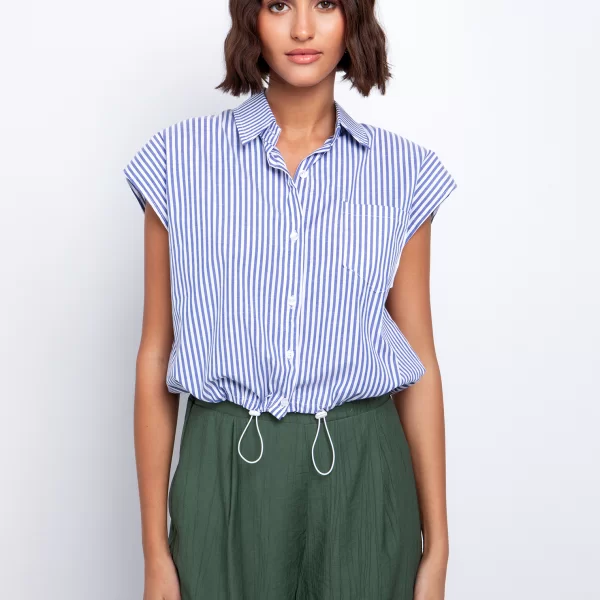 Ριγέ πουκάμισο με stopper - ΡΙΓΕ