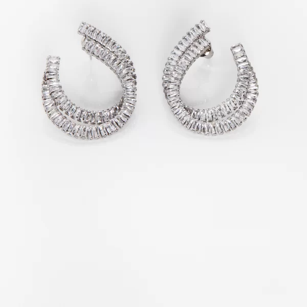 Ακανόνιστα σκουλαρίκια με πέτρες - ΑΣΗΜΙ