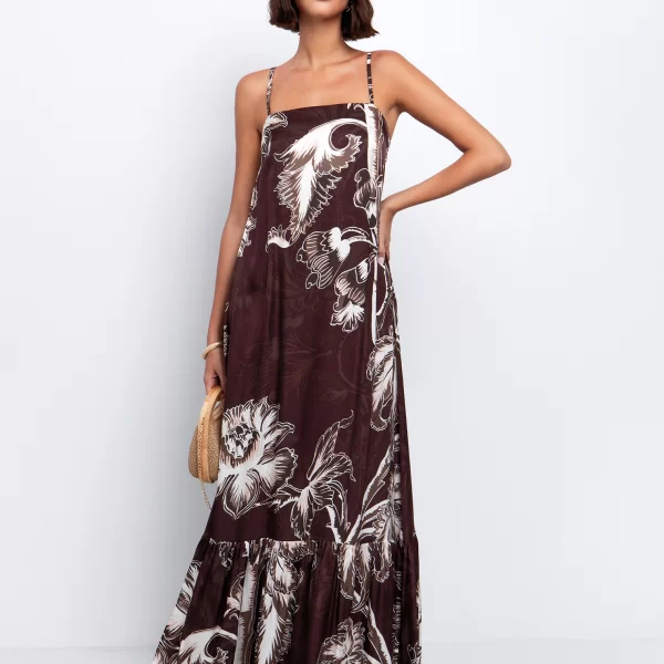 Viscose φόρεμα φλοράλ - ΕΜΠΡΙΜΕ