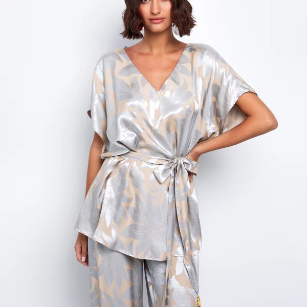 Ζακάρ μπλούζα με ζώνη - ΕΜΠΡΙΜΕ