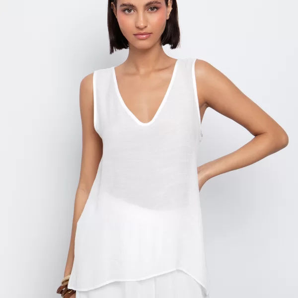 Ασύμμετρο τοπ με V - ΛΕΥΚΟ