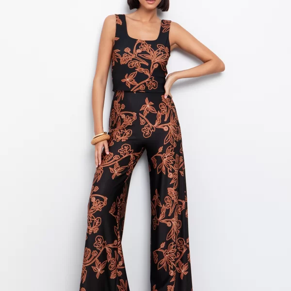 Φλοράλ jersey παντελόνα - ΕΜΠΡΙΜΕ