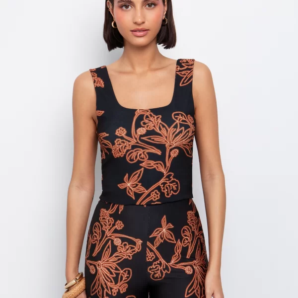 Φλοράλ jersey τοπ - ΕΜΠΡΙΜΕ