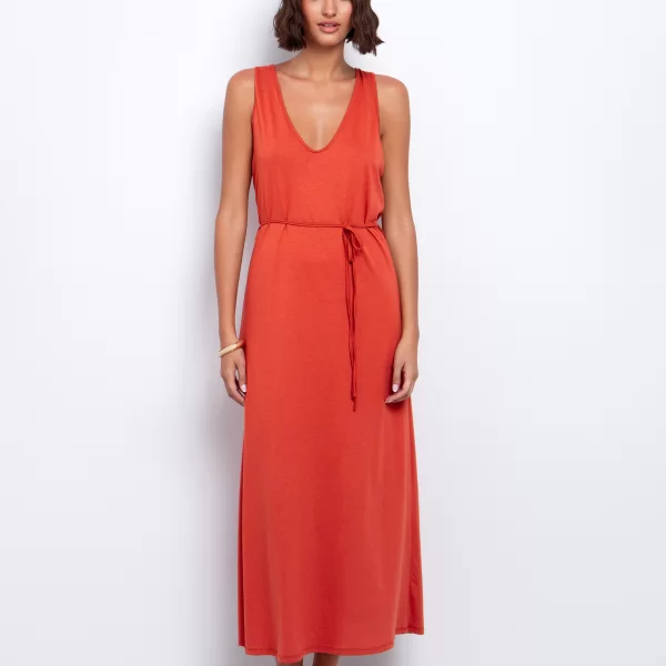 Basic φόρεμα με κορδόνι - ΚΑΝΕΛΙ