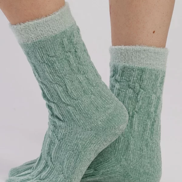 Unisex Καλτσοπαντόφλες Noidinotte Με Αντιολισθητικό Πάτο Φυστικί