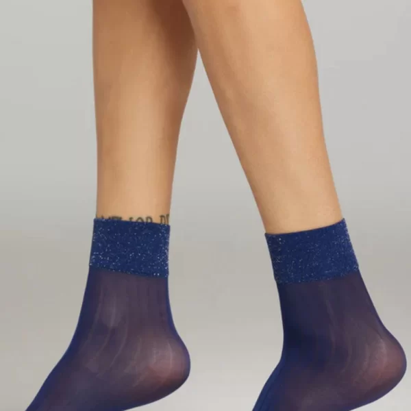 Γυναικείο Καλτσάκι POMPEA Ριγέ Μπλε