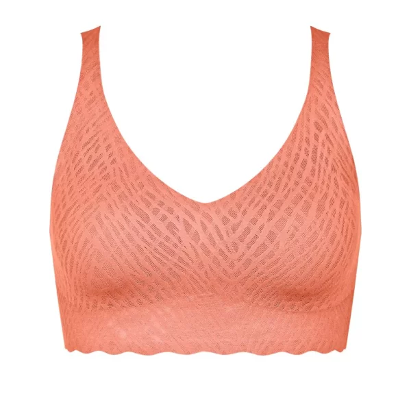 Γυναικείο Μπουστάκι Sloggi Zero Feel Bliss Bralette Βερικοκί