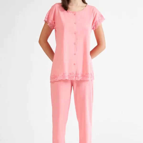Γυναικεία Πιτζάμα Harmony Με Κουμπιά 