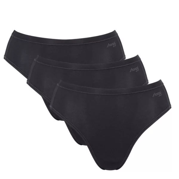 Γυναικείο Σλιπάκι Sloggi Go Daily Cotton Tai (3 Pack) Μαύρο