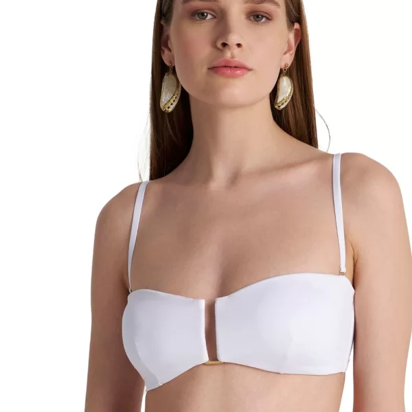 Γυναικείο Μαγιό BLU4U Bikini Top “Fashion Solids” Strapless Λευκό