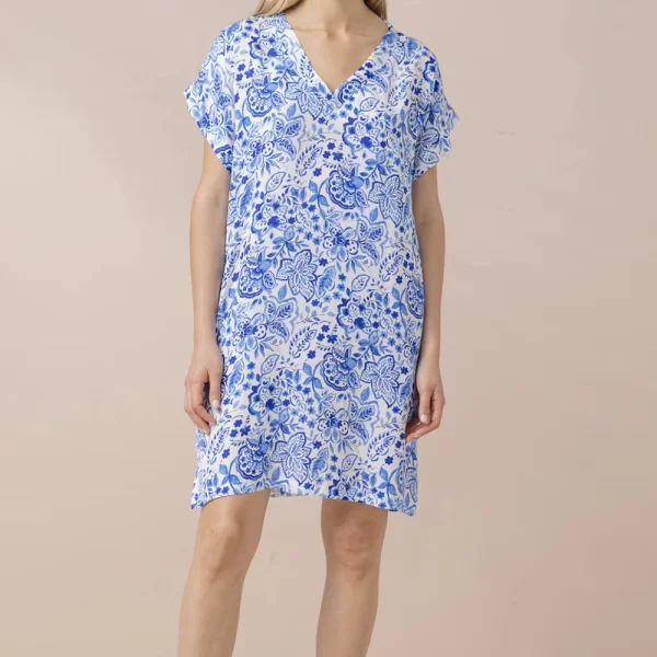 Γυναικείο Φόρεμα Noidinotte Έθνικ Μπλε