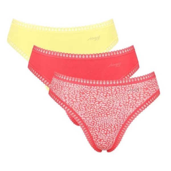 Γυναικείο Σλιπάκι Sloggi Go Crush High Leg (3 Pack) V015 Πολύχρωμα