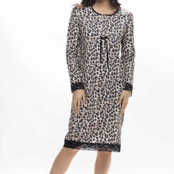 Γυναικείο Νυχτικό Galaxy Animal Print Εμπριμέ