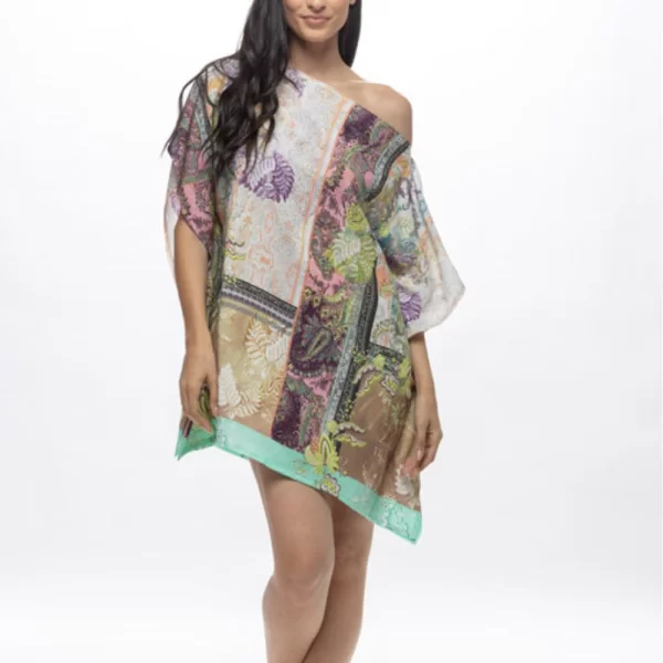 Γυναικείο Καφτάνι Galaxy Beachwear Εμπριμέ