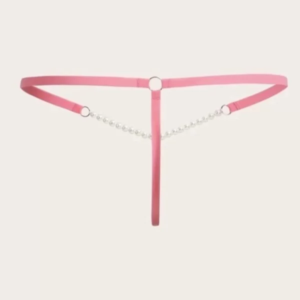 Γυναικείο String Πέρλα Tres Chic Ροζ