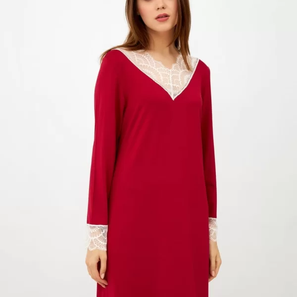 Γυναικείο Νυχτικό Harmony Μπορντό