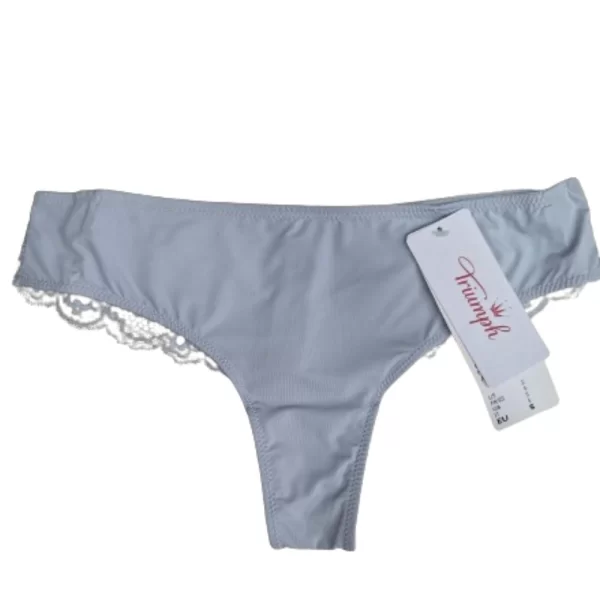 Γυναικείο Σλιπ TRIUMPH Lovely Micro Brazilian String Ανοιχτό Γκρι